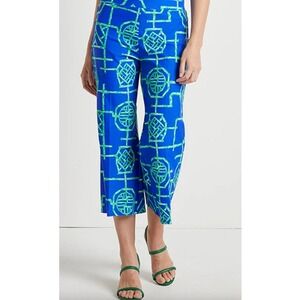 Jude Connally trixie cropped pants bamboo lattice size‎ small NWT